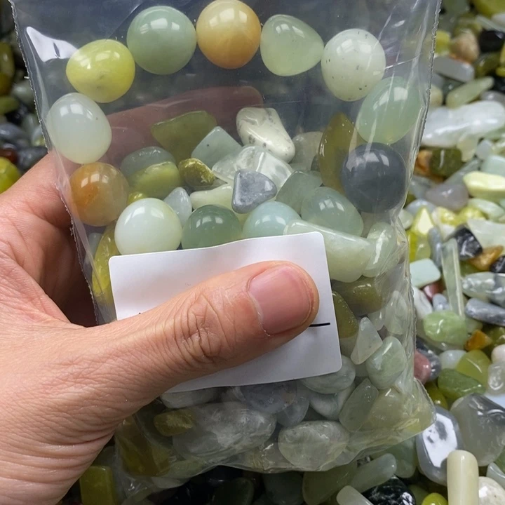 蛇纹石玉未镶嵌鱼缸石