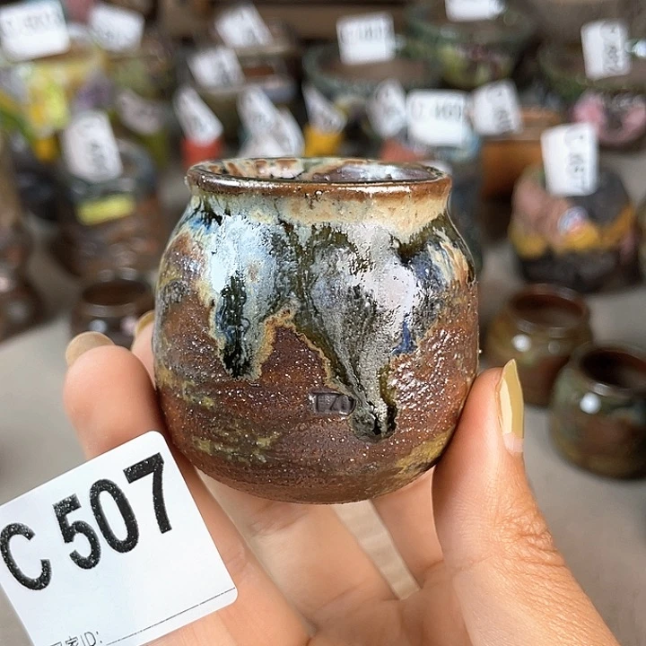 紫砂花盆拇指盆 内口3.5