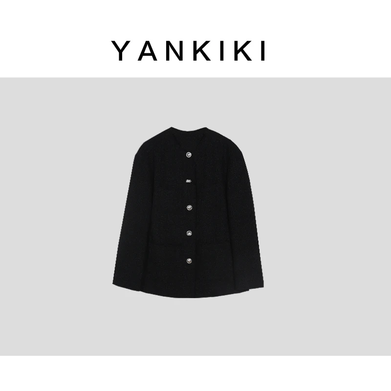 编织小香羊毛外套 YANKIKI 2025春款NEW