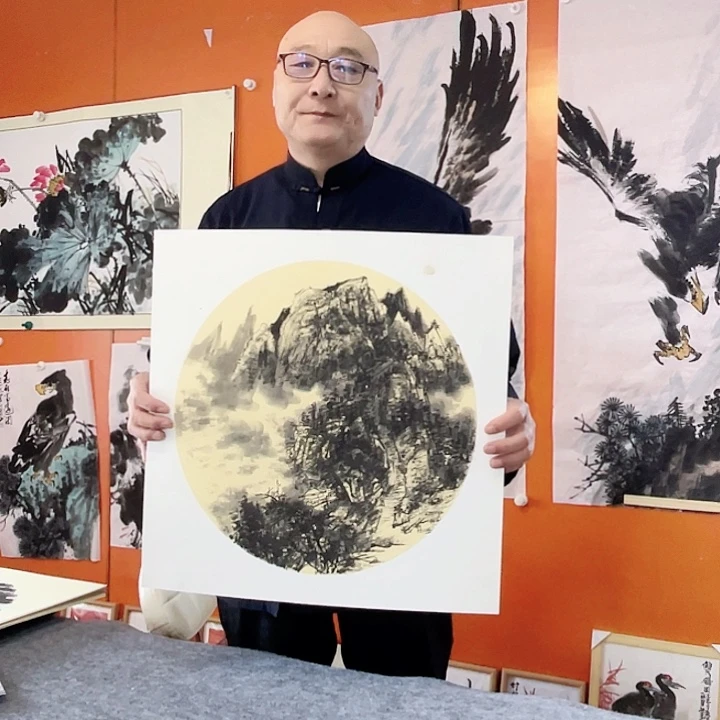 国画张圣敏先生纯手绘作品