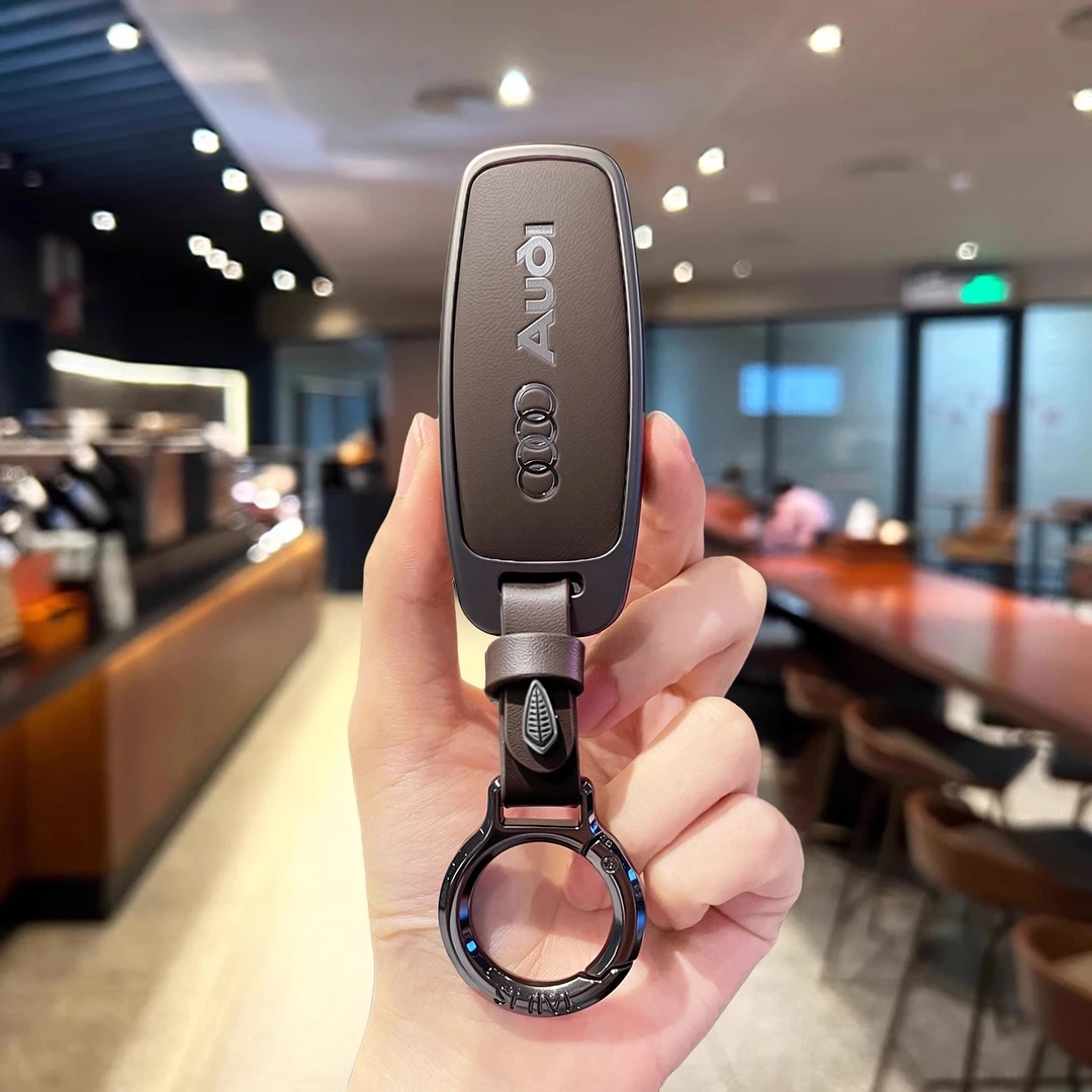 纳亚克适用25款奥迪A6L钥匙套A3L专用A7L扣Q7车A8男女金属保护壳