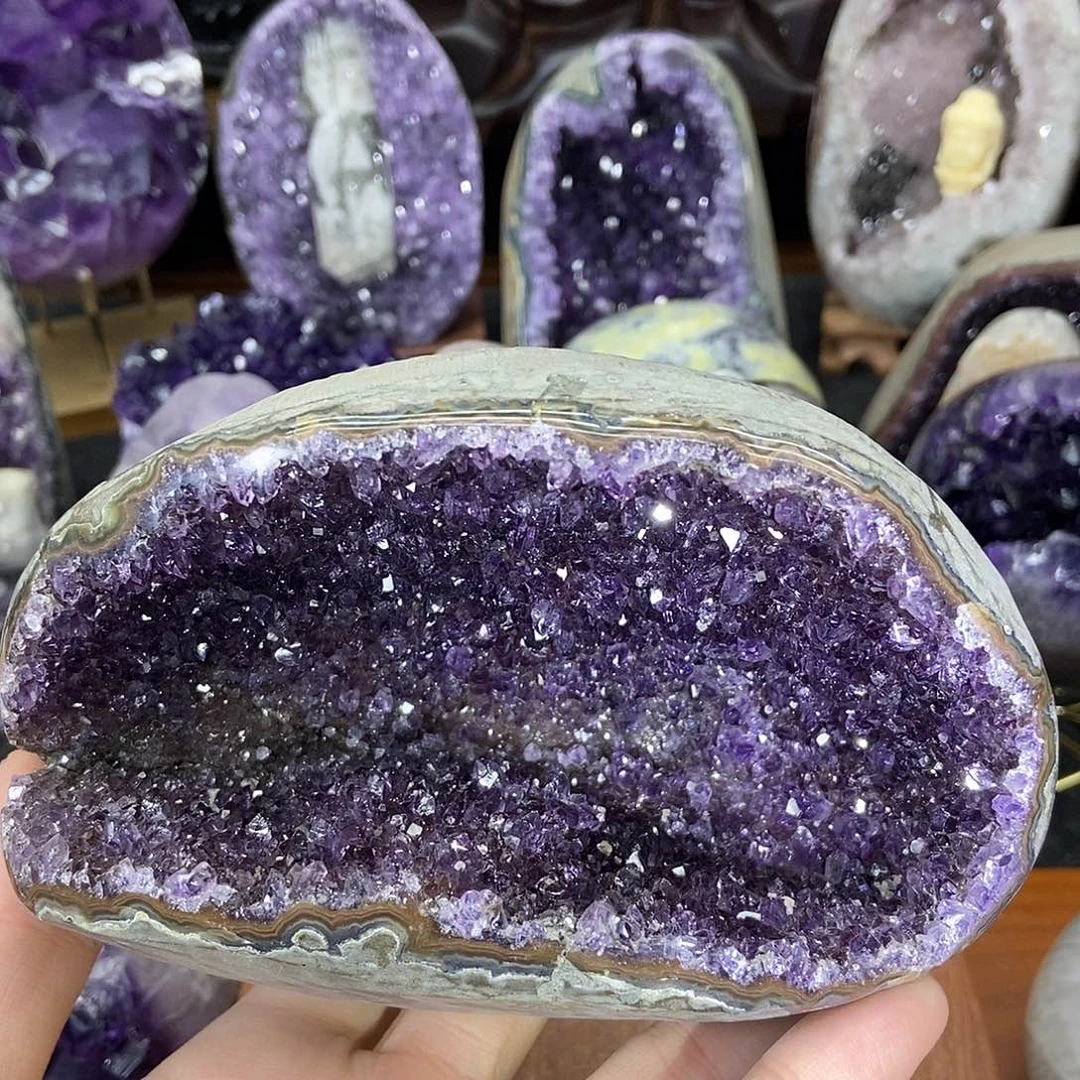 未镶嵌紫晶大型摆件（非配饰）