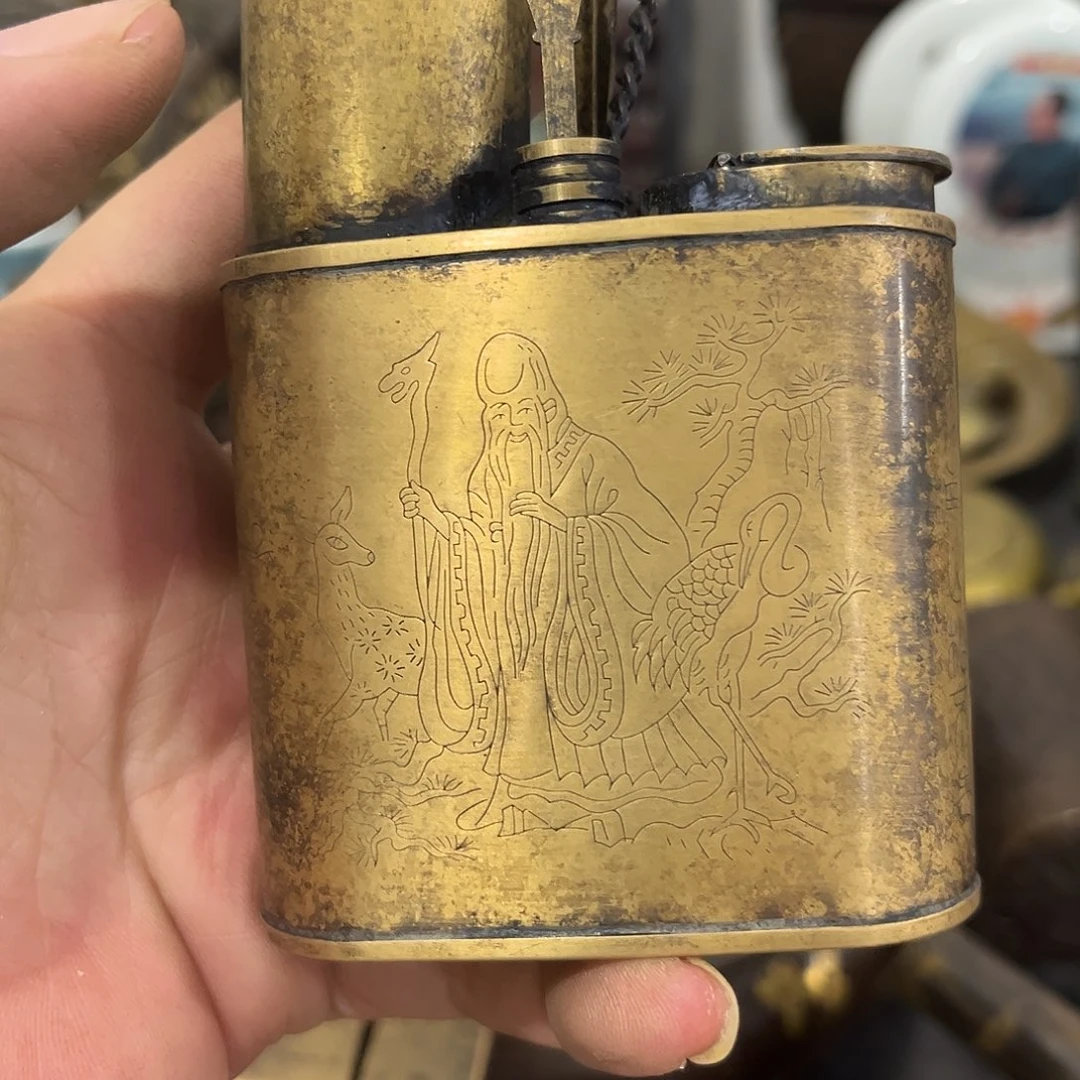孤***酒闪电购铜摆件工艺品