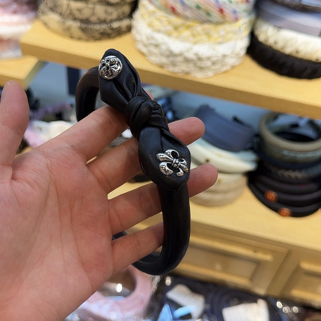 非金属黑色蝴蝶结发箍