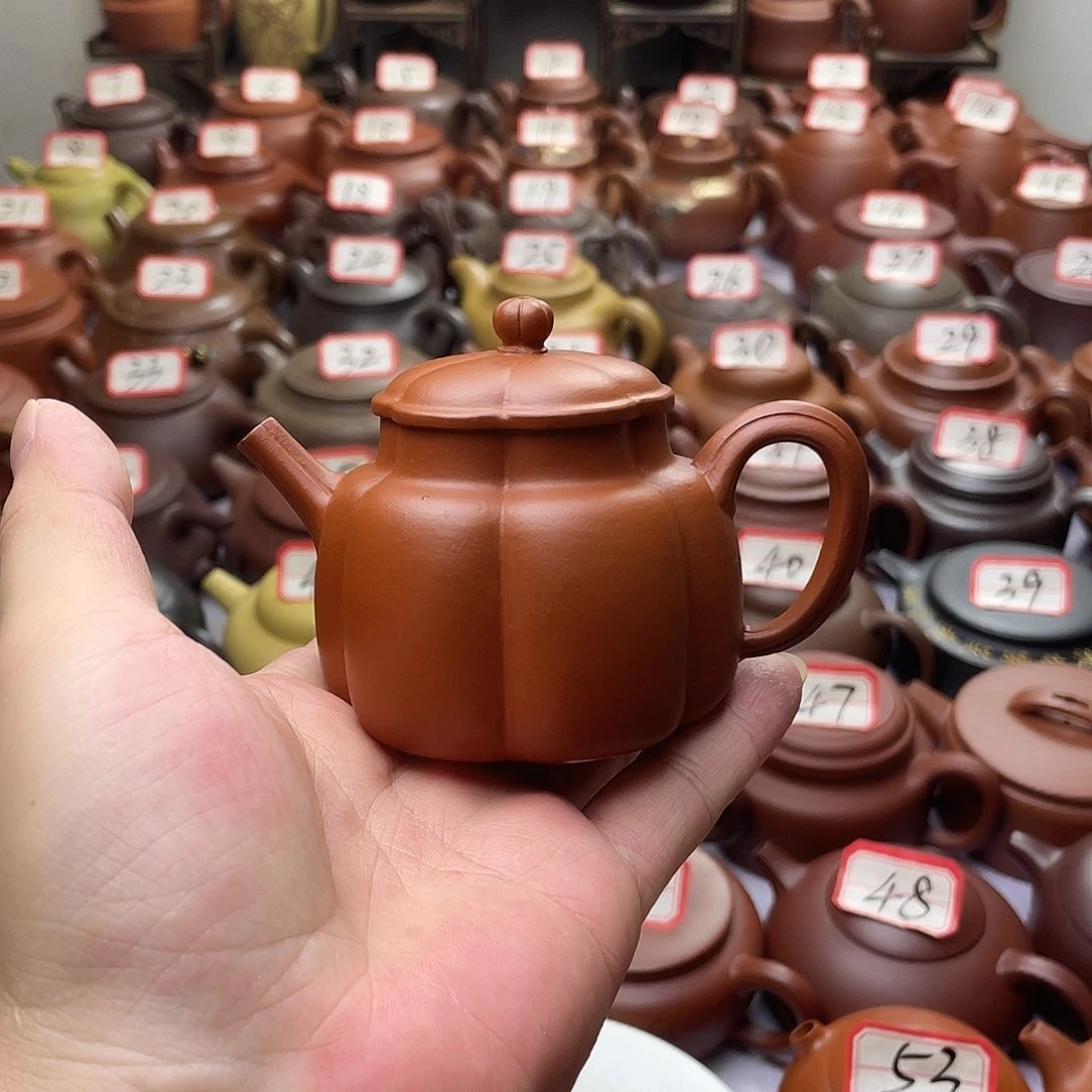 紫砂壶宜兴紫砂半手工