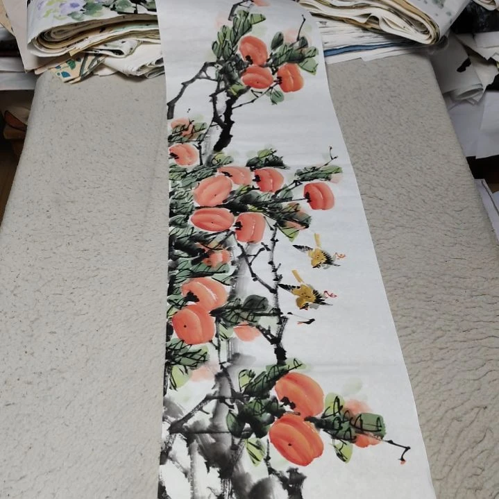 自***中国画国画花鸟花鸟国画