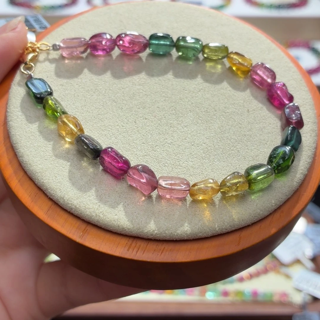 r***s碧玺未镶嵌手串两天看货期