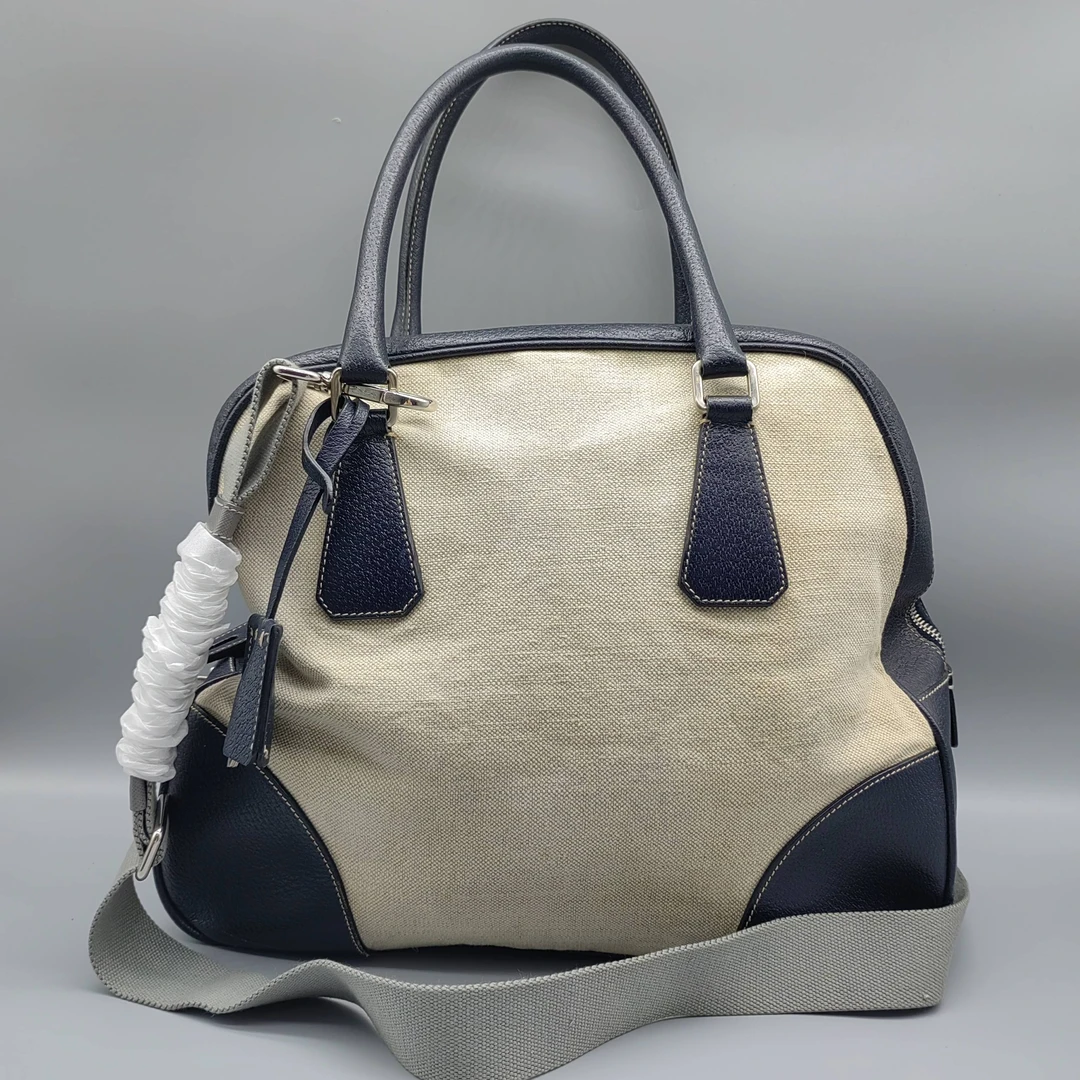 95新 Prada/普拉达  帆布手提斜挎包 1656 9293