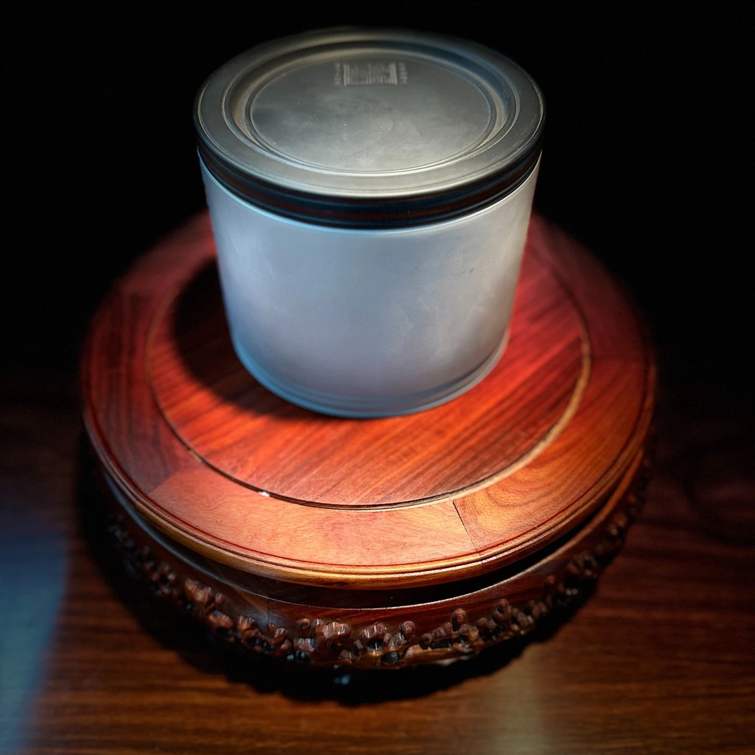 沈世南-青白泥蟋蟀罐（外径125mm内径105mm壁厚10mm高度95mm)