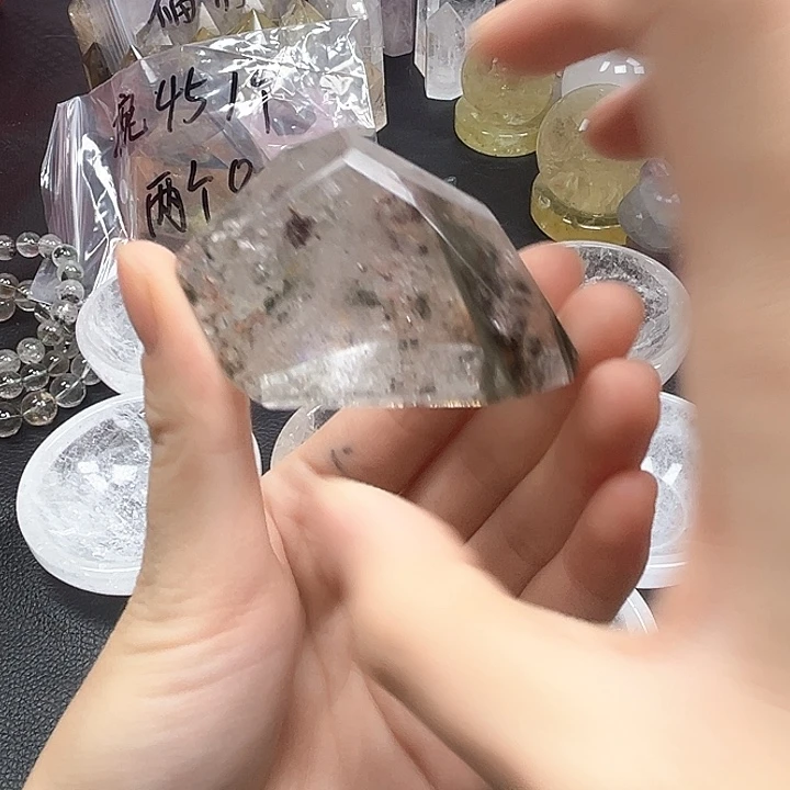 紫晶珠宝半成品未镶嵌55水晶石