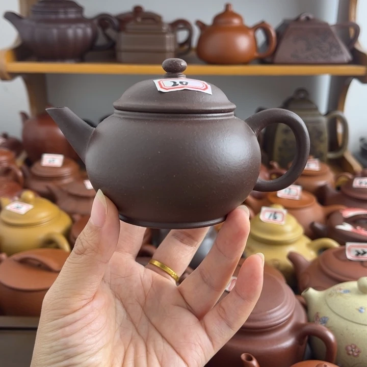 茶壶紫砂160cc底槽清半手