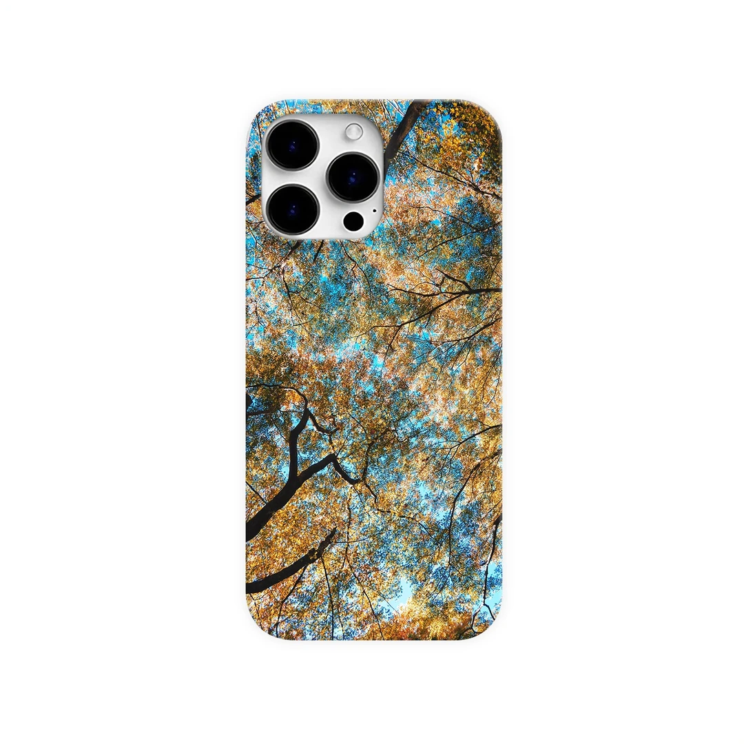 小众红枫黄叶手机壳潮流适用于苹果16华为荣耀vivo小米艺术创意