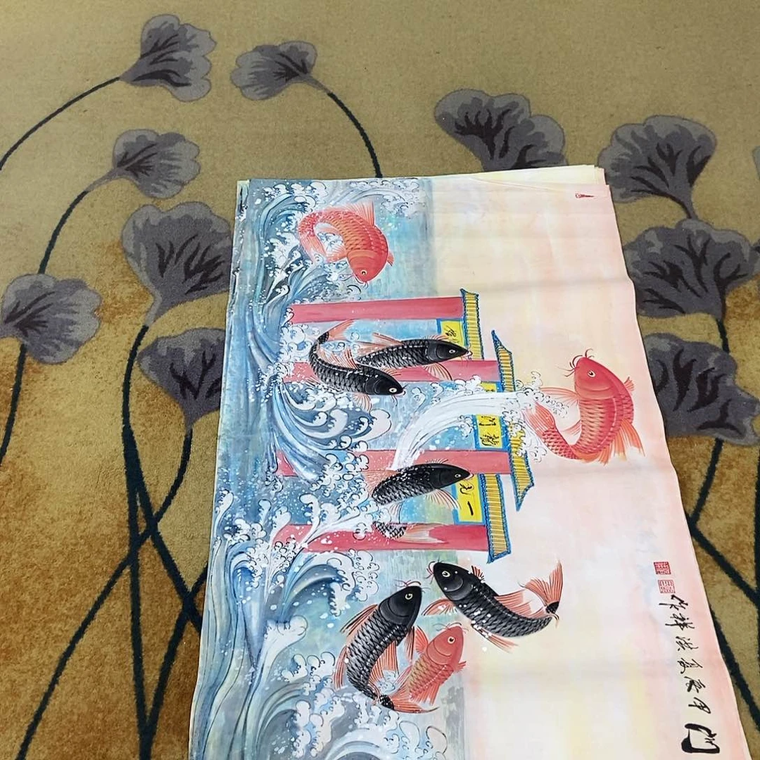 国画捂*平价书画胡洪祥70/140