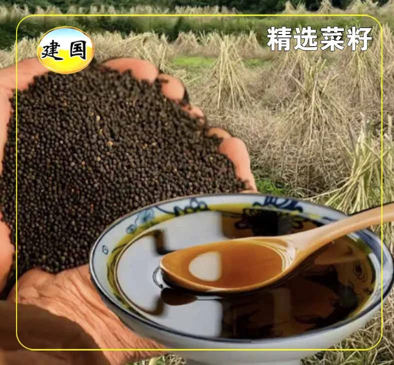 建国5升 (9.2斤)原生态营养食用油浓香纯菜籽油传统物理小榨压榨