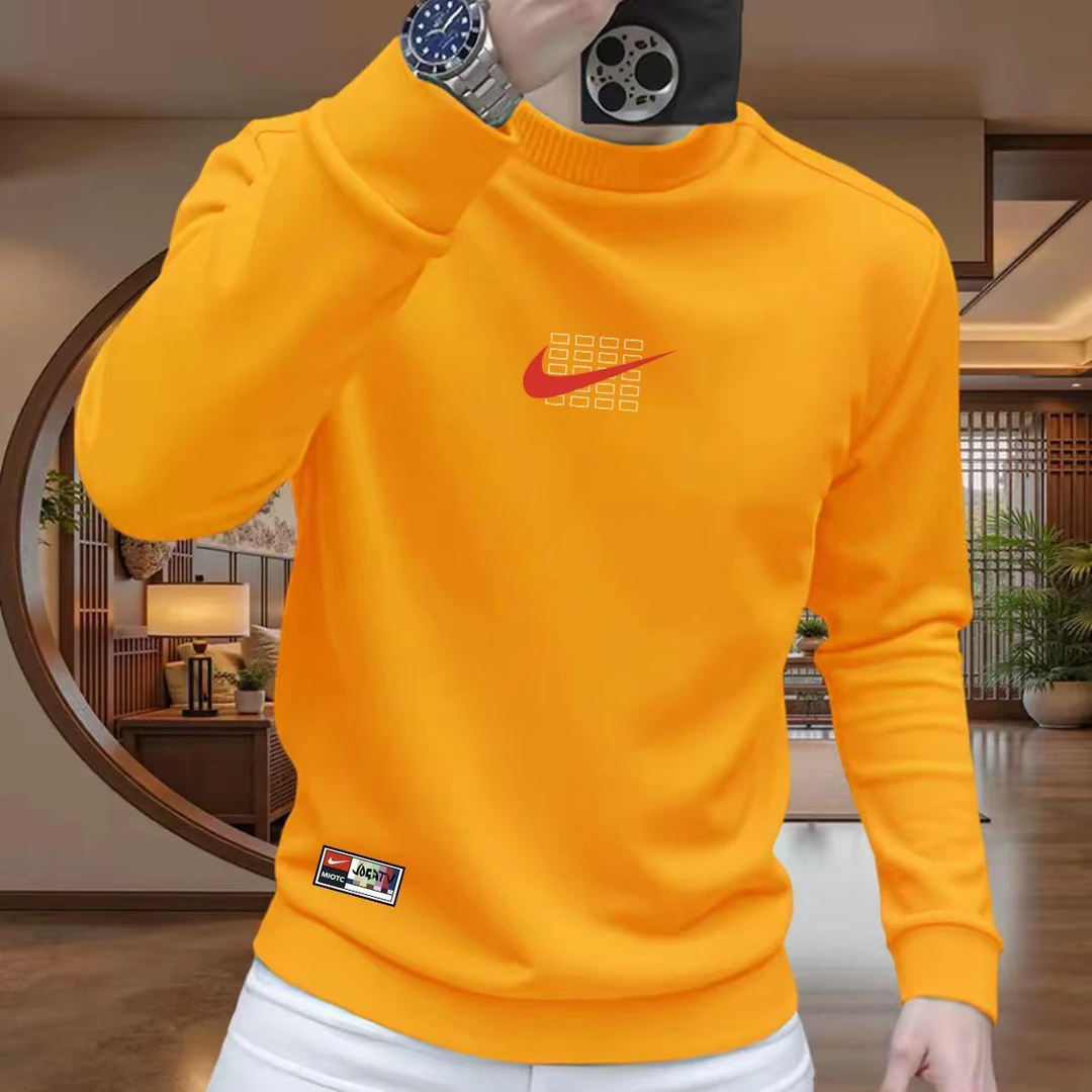 美式痞帅潮流宽松百搭长袖潮牌套头卫衣青年男女款休闲圆领上衣服