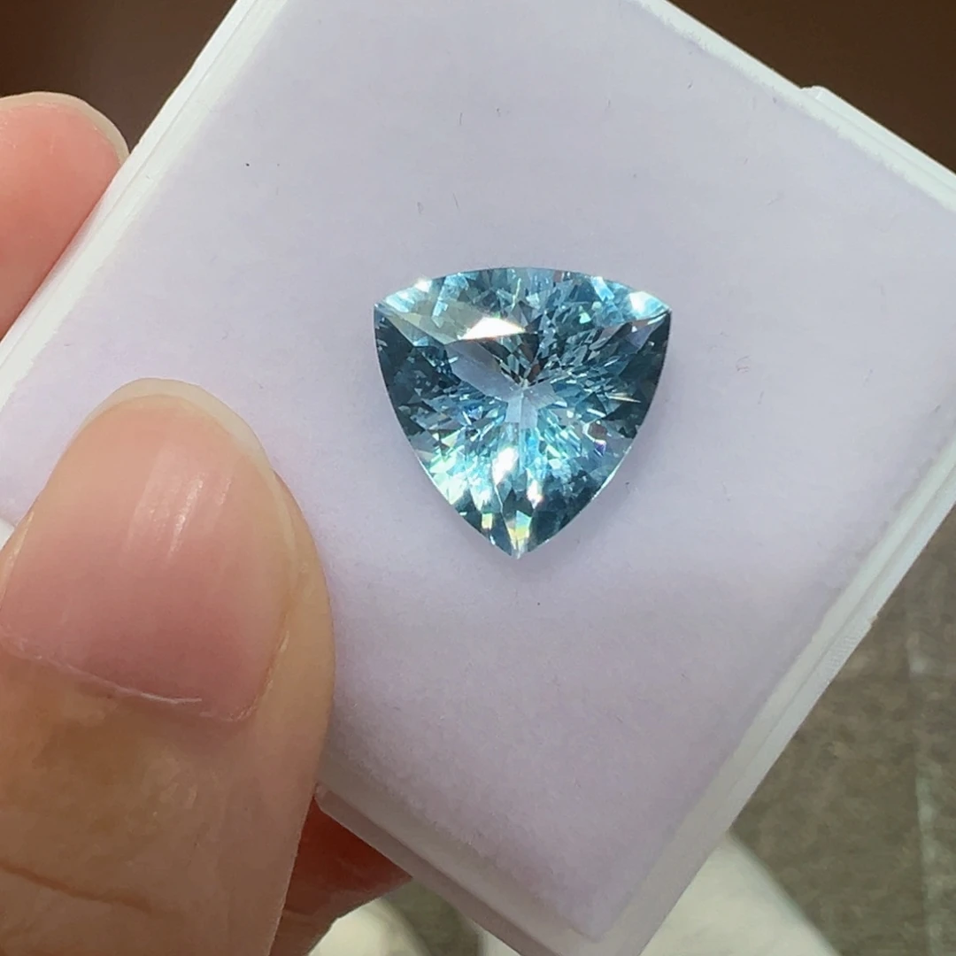 海蓝宝石裸石4.72ct圣玛利亚