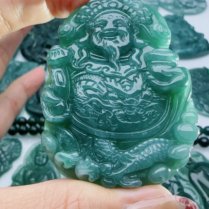 翡翠未镶嵌颈饰多样性发货天然A货翡翠