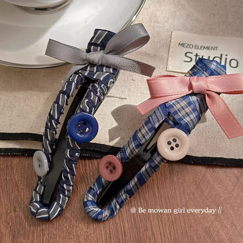 2025新款高级感鸭嘴夹后脑勺盘发大号一字夹头饰韩式蝴蝶结发夹女