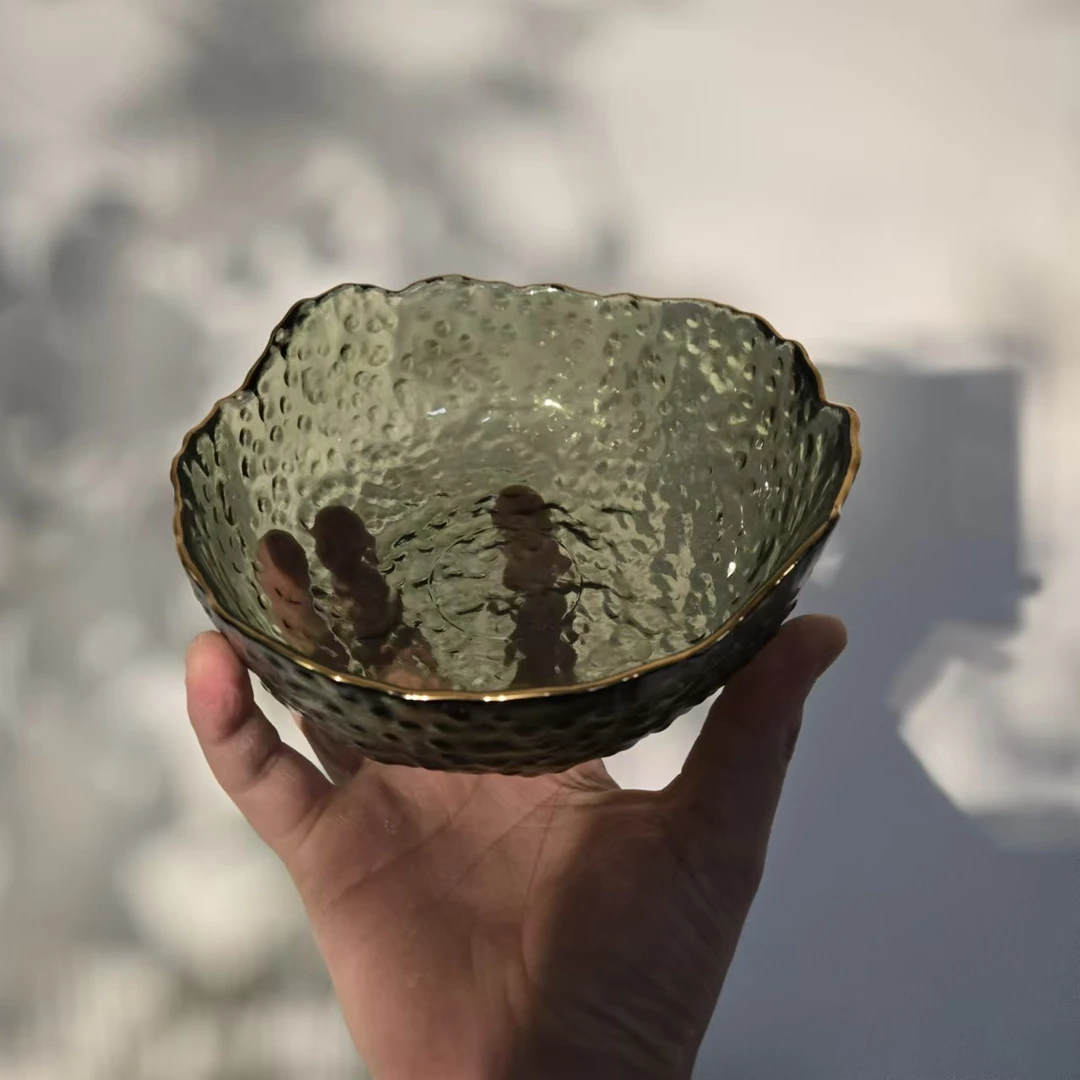 品牌尾货A 级无铅水晶玻璃茶洗   沙拉碗  泡面碗
