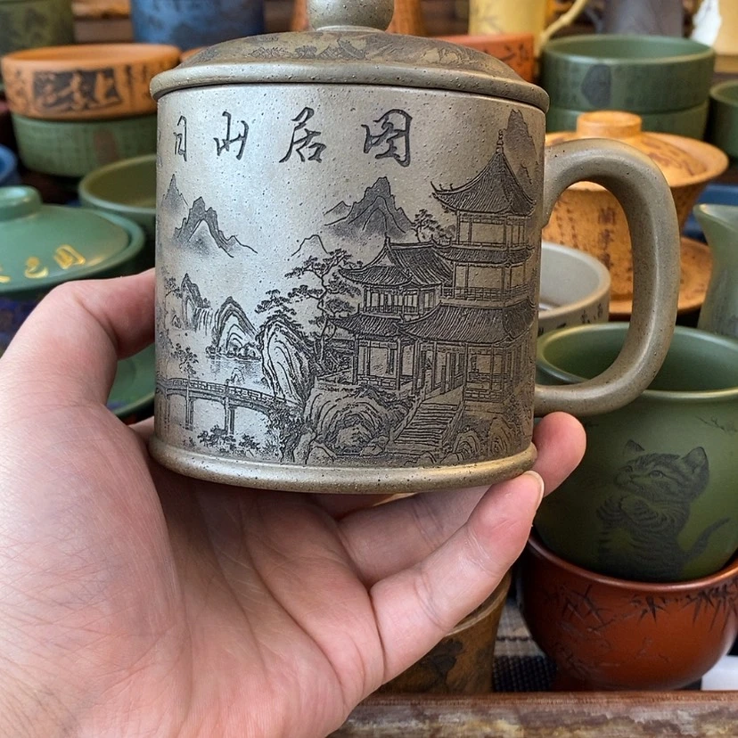 【闪购商品】紫砂杯子宜兴全手工紫砂杯