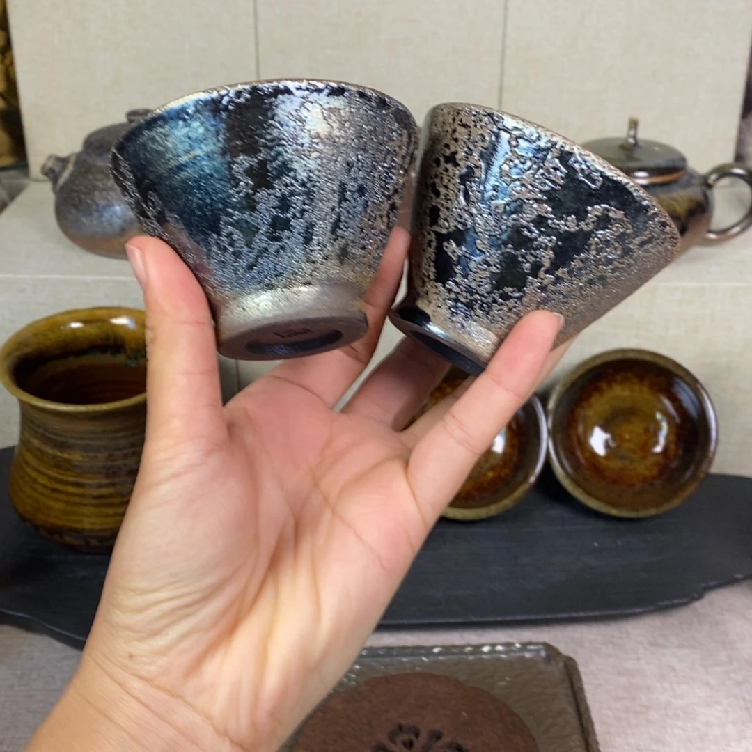 异***凤建水紫陶柴烧主人杯