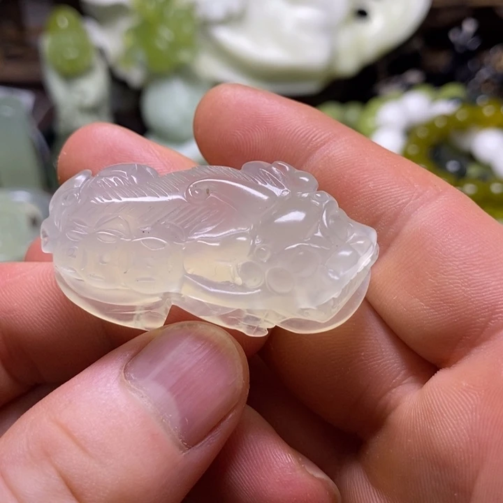 岫玉未镶嵌岫玉挂件