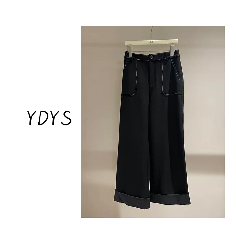 【YDYS】25Y00457 2025新款时尚气质小众休闲裤