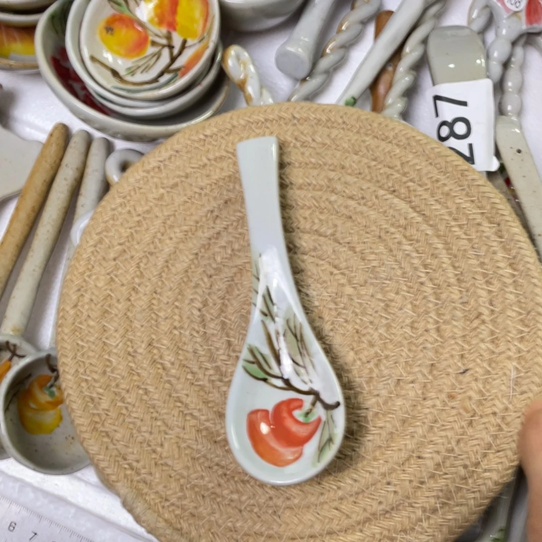 吃饭勺景德镇高温陶瓷8888