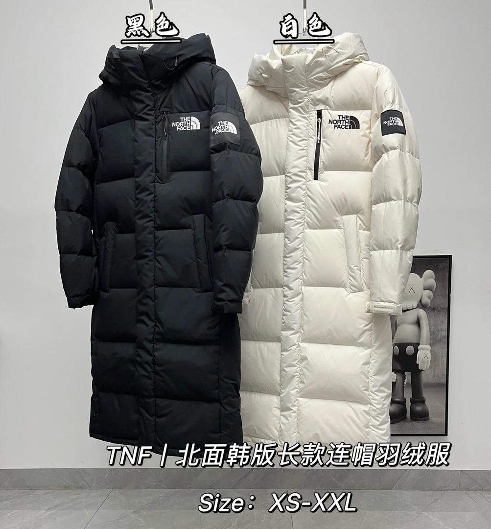 北M 亮面申敏同款羽绒服男女情侣同款新品上市过膝时尚户外中长款