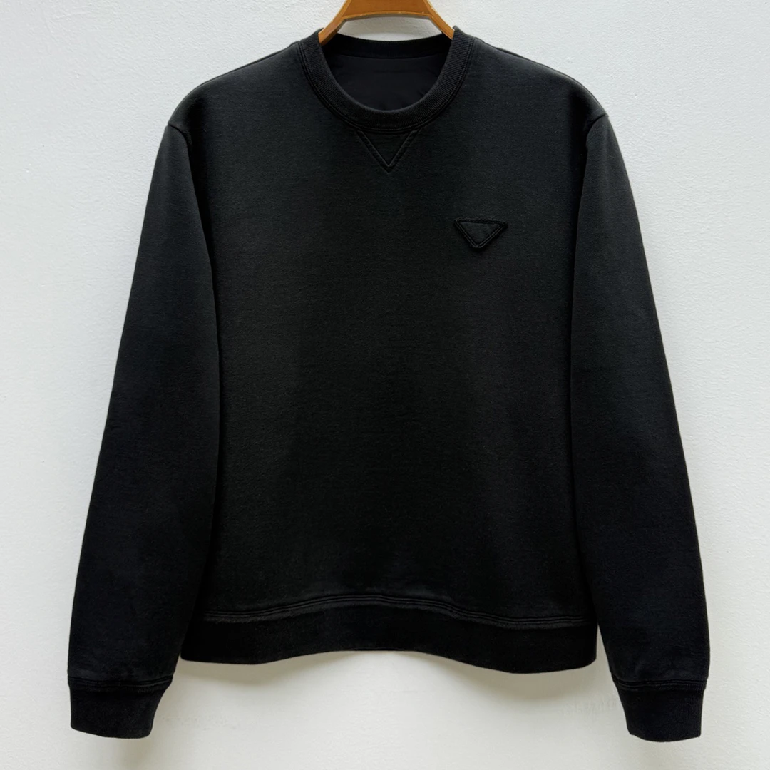 PR男士秋冬新款圆领套头纯棉休闲卫衣长袖上衣