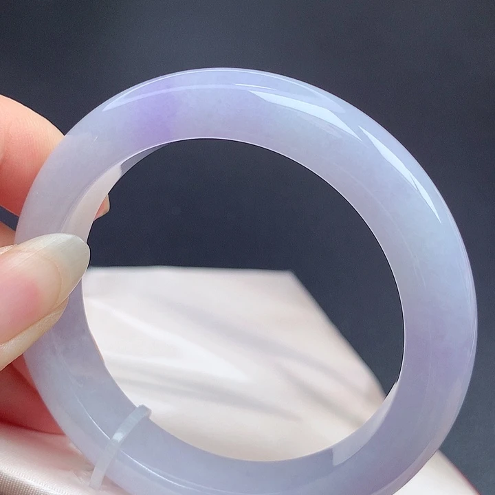 翡翠未镶嵌手镯55圈口