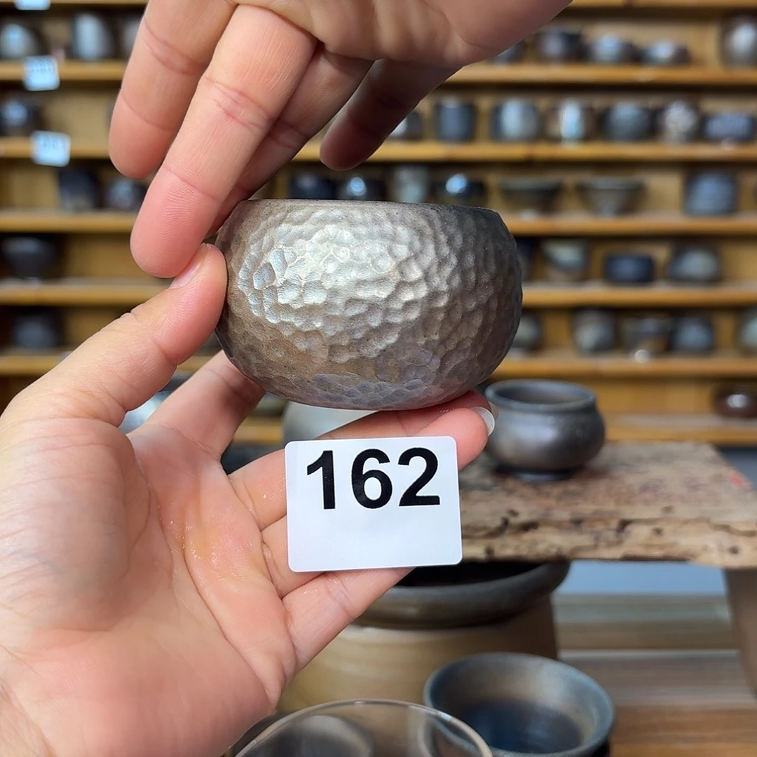 坭兴陶柴烧全手工原矿泥料杯100毫升