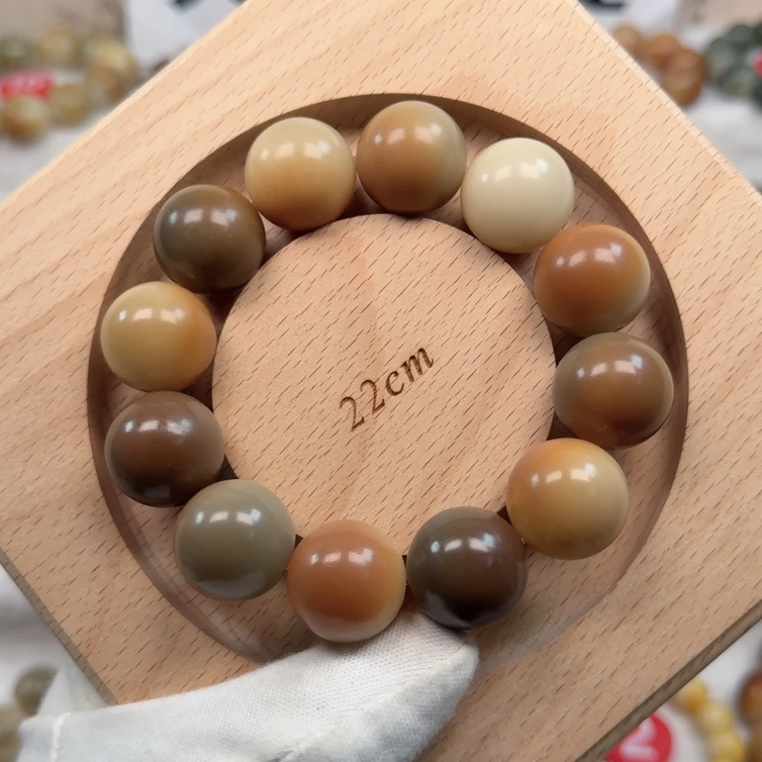 白玉菩提吊坠卡20敦煌圆珠