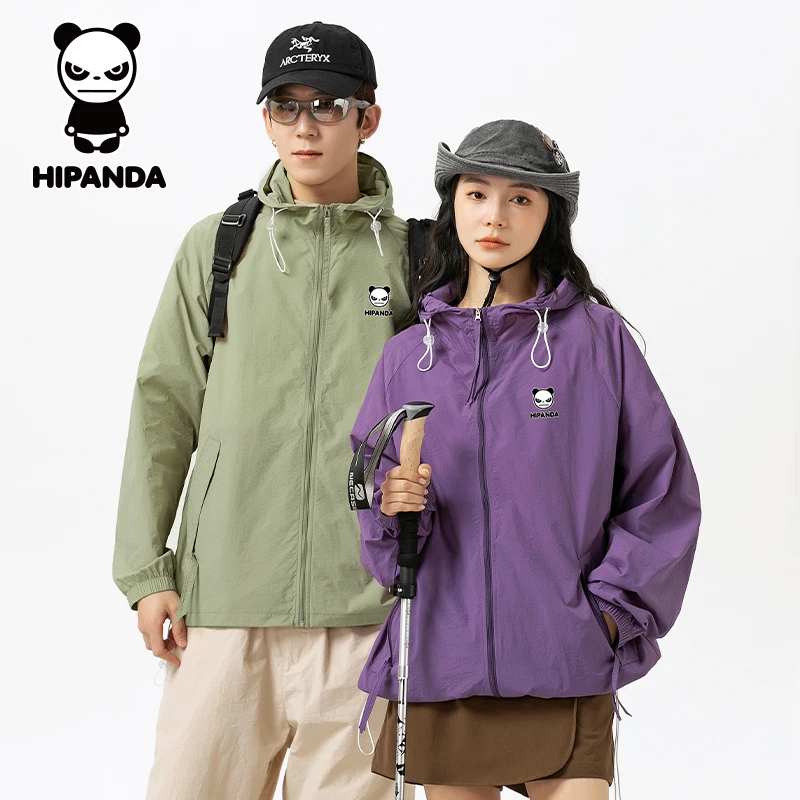 HiPanda你好熊猫防晒服男士夏季冰丝薄款速干防紫外线冲锋衣外套