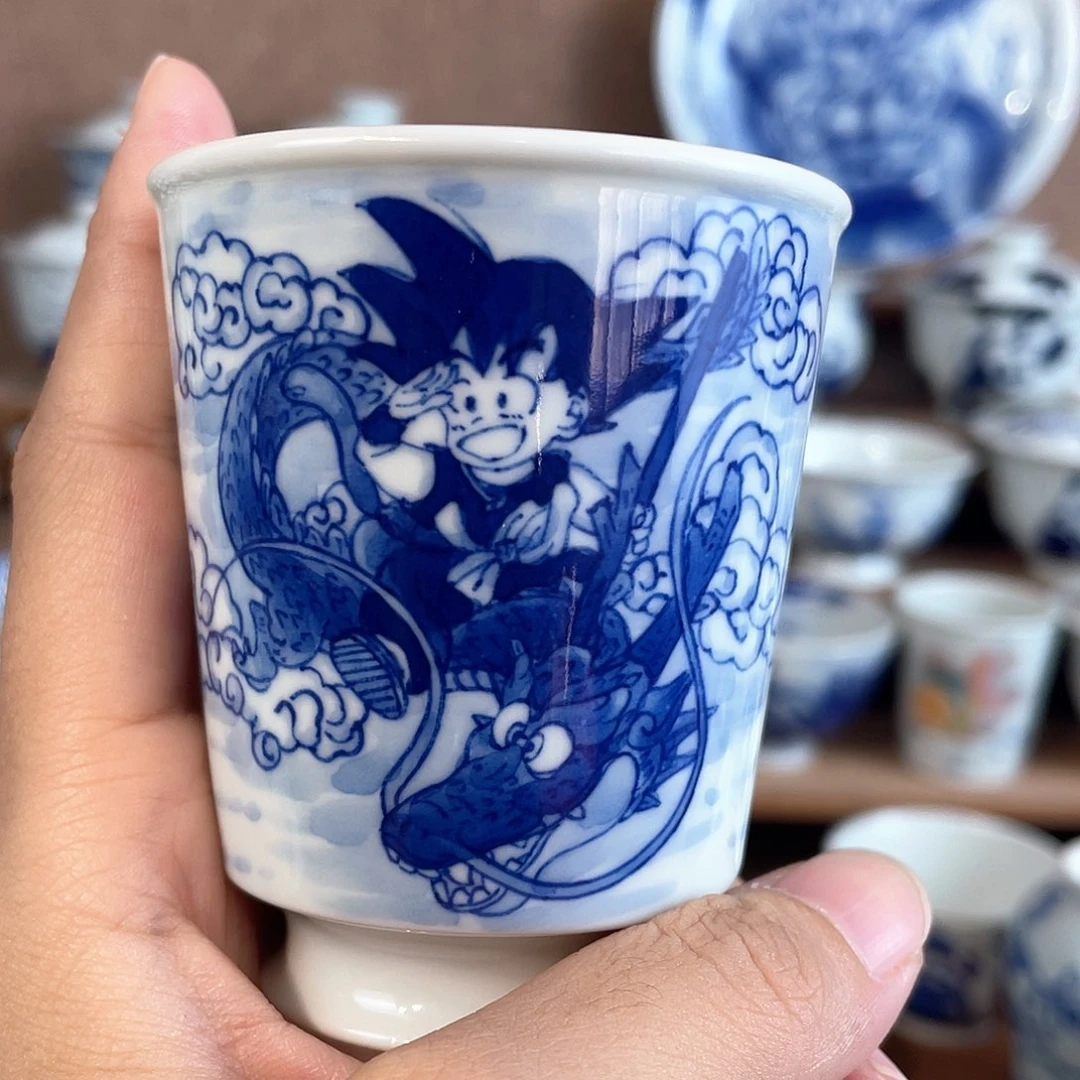 泥藝瓷梦七龙珠直口闻香杯