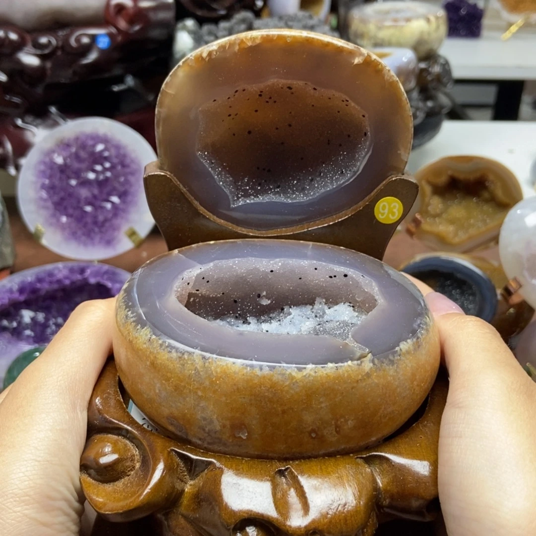 紫晶摆件未镶嵌水晶