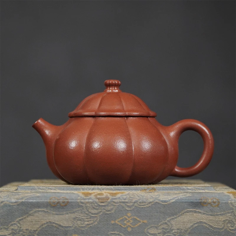 高货纯手工原矿底槽清筋纹茶壶名家宜兴紫砂壶手工壶精品推荐