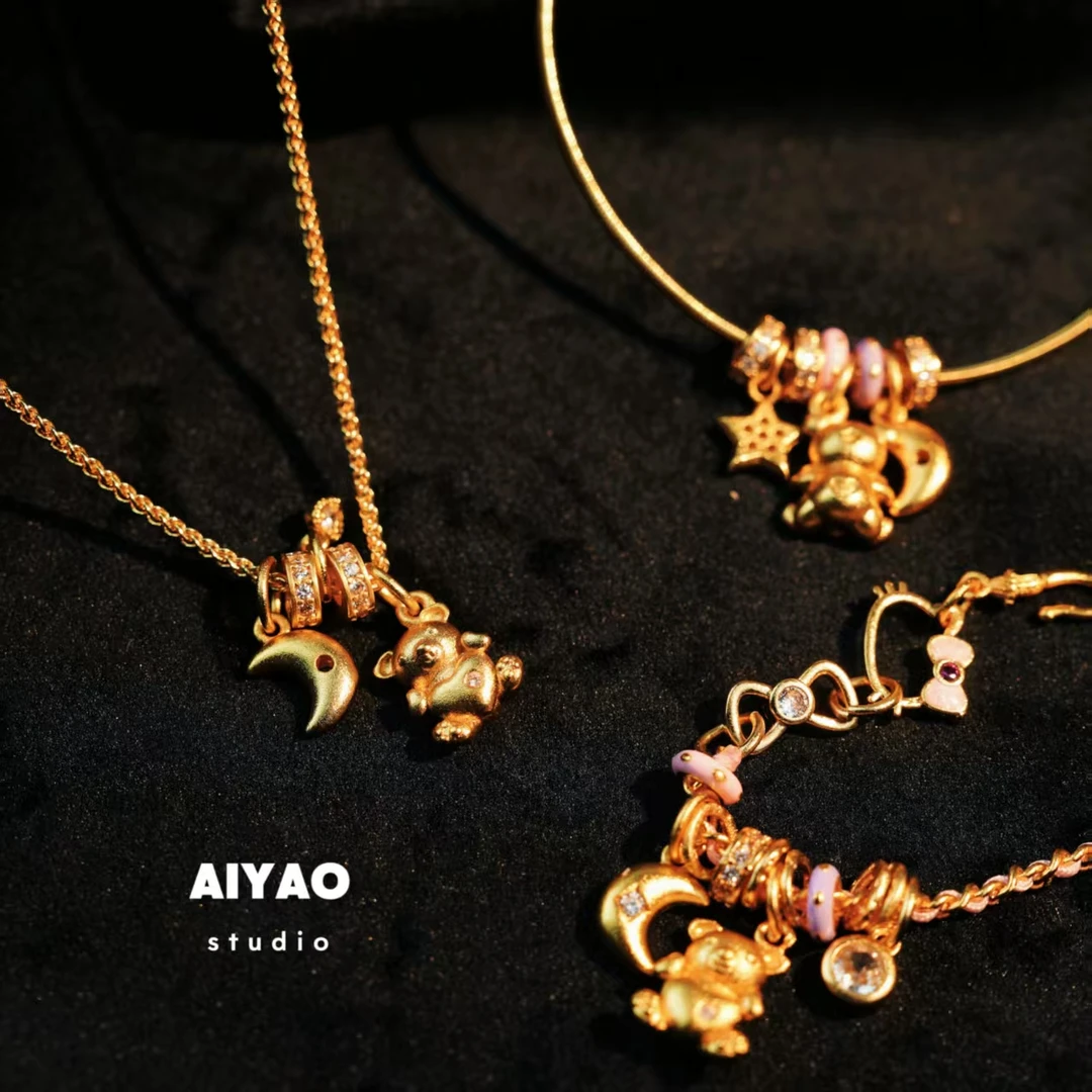 手链 【AIYAO】月亮与熊套装C30