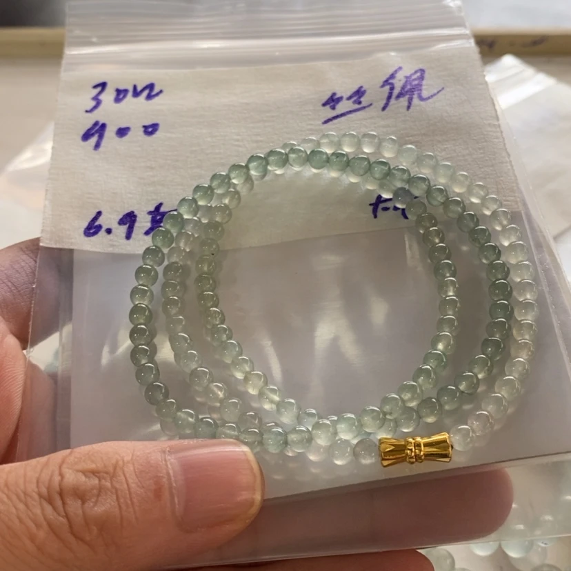 【闪购商品】定制翡翠未镶嵌丝*荑