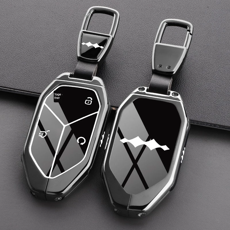 方程豹钛7钥匙套全新钛七汽车专用高级感遥控器壳金属扣保护包男