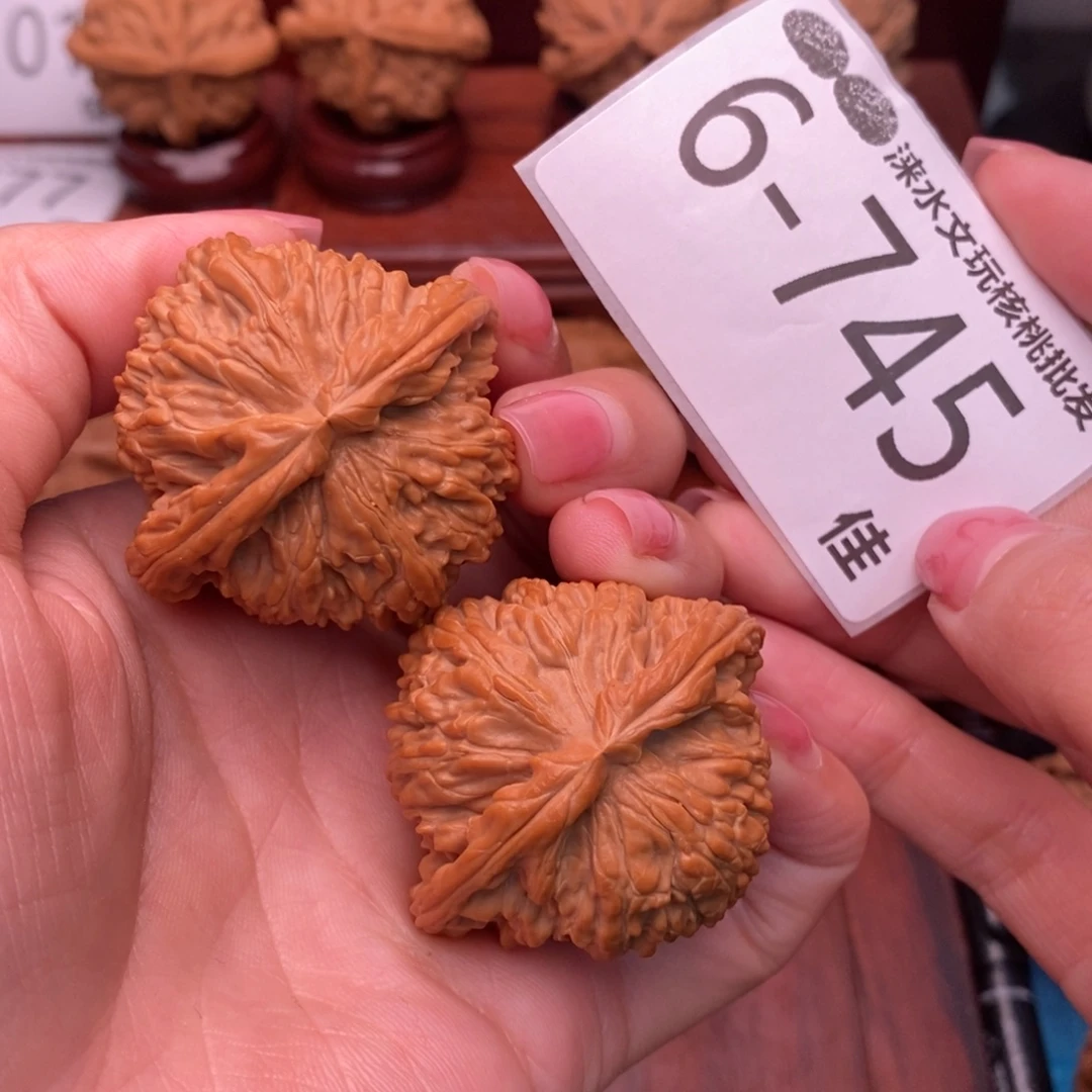 把件文玩核桃42闷白