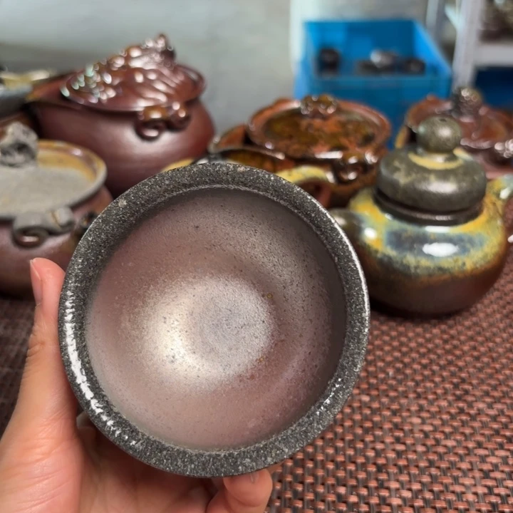 茶壶紫砂老斗笠杯100 C