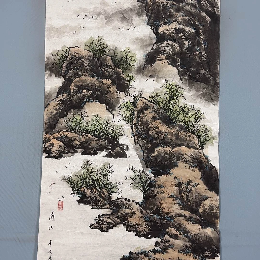 国画2043 牡丹一如您的脸颊