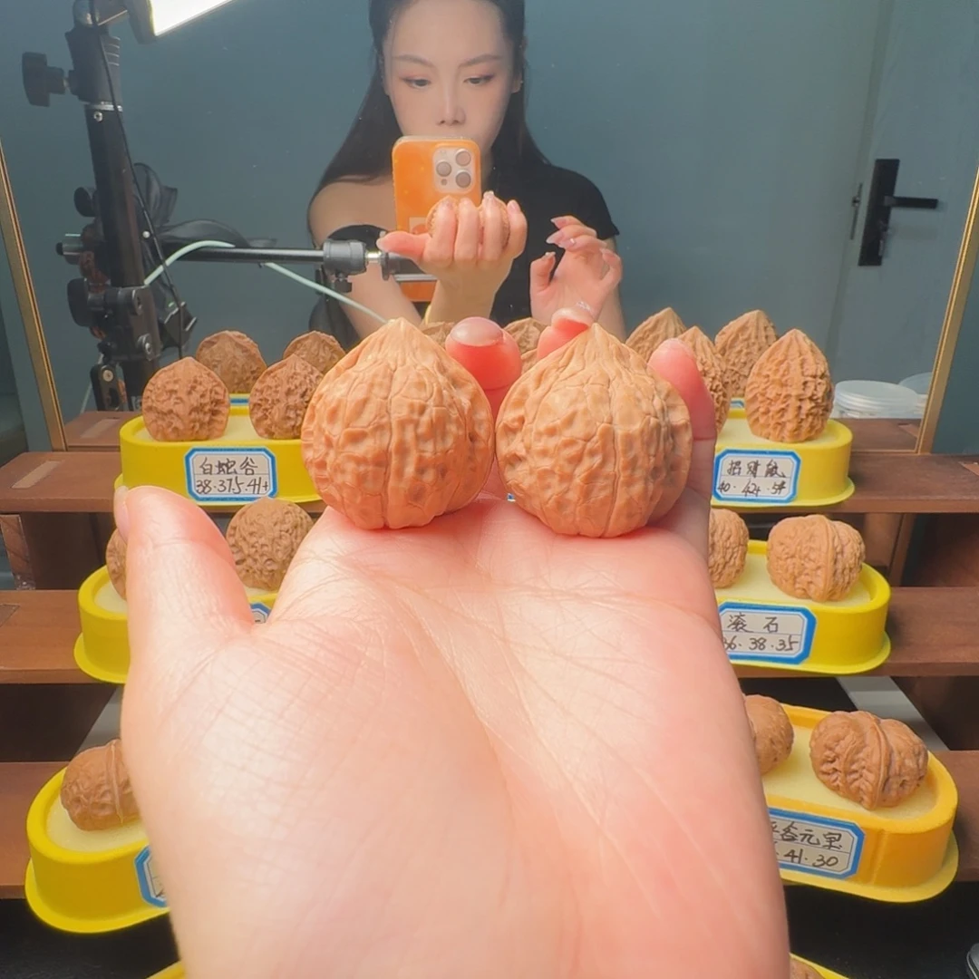 文玩核桃吊坠35全品龟甲纹