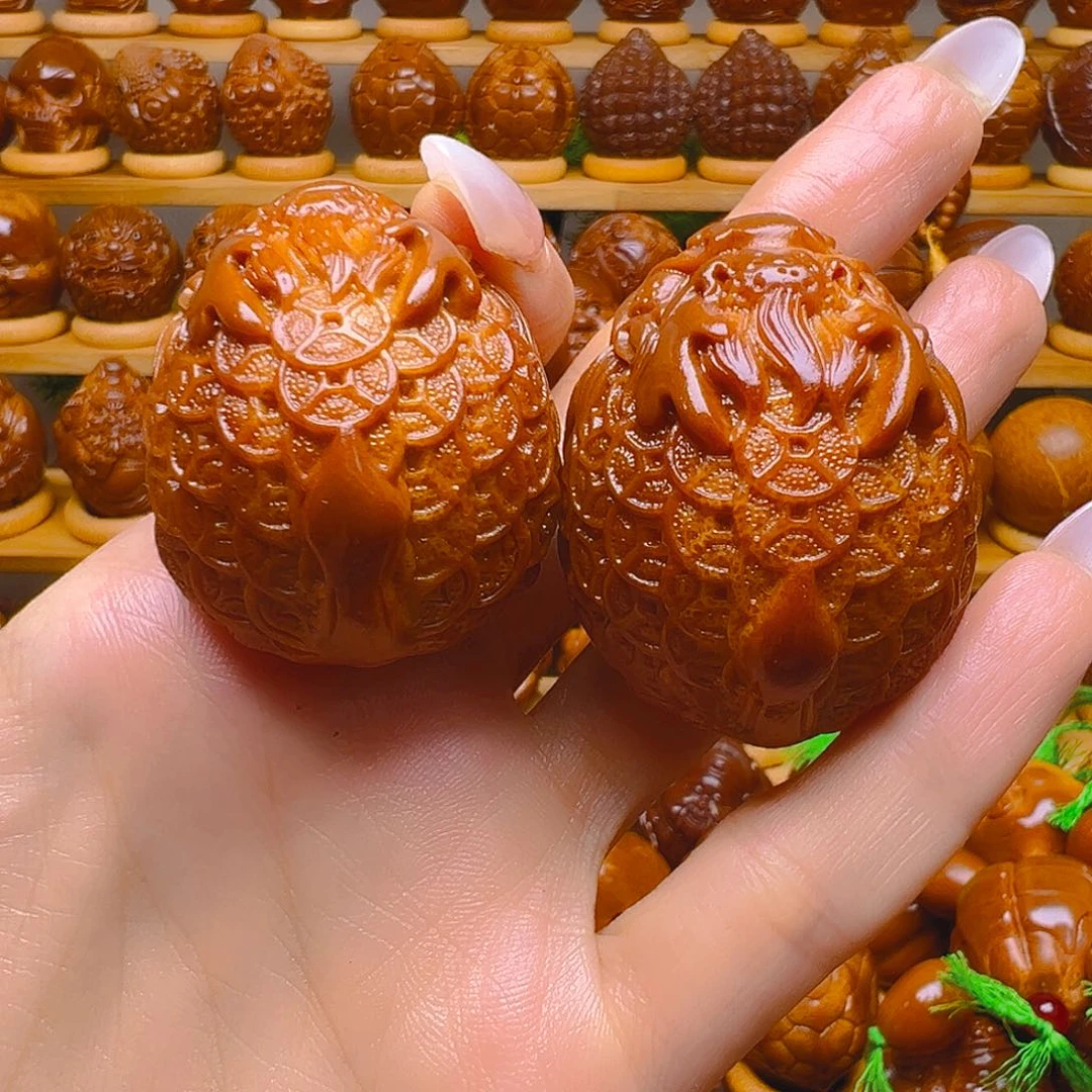 橄榄核手串/手链龙龟一对