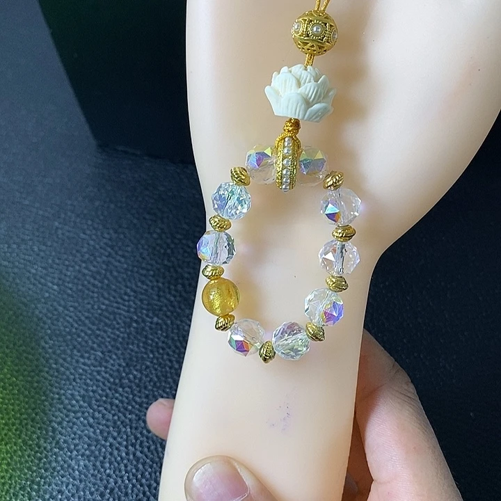 玻璃磁石手机挂件