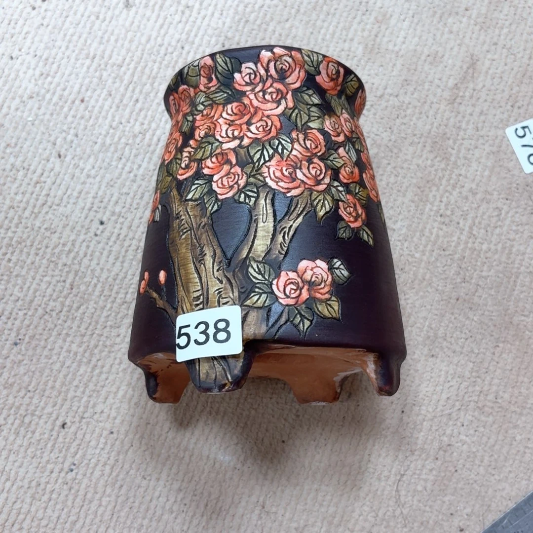 旻***子花盆紫砂陶瓷多肉花盆精品