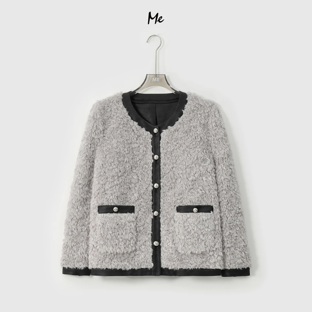 ME【迷雾香茶】重工轻奢时尚百搭宽松休闲新款外套MEQC3626