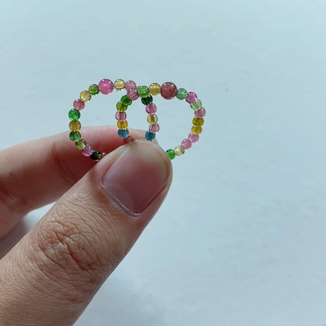 碧玺手链未镶嵌多样性发一条