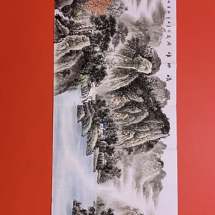 国画山水花鸟字画书画国画